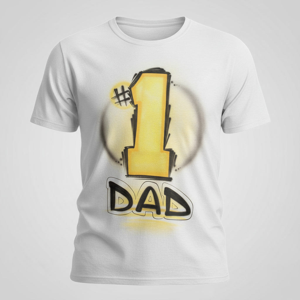 #1 DAD or MOM Custom Tee