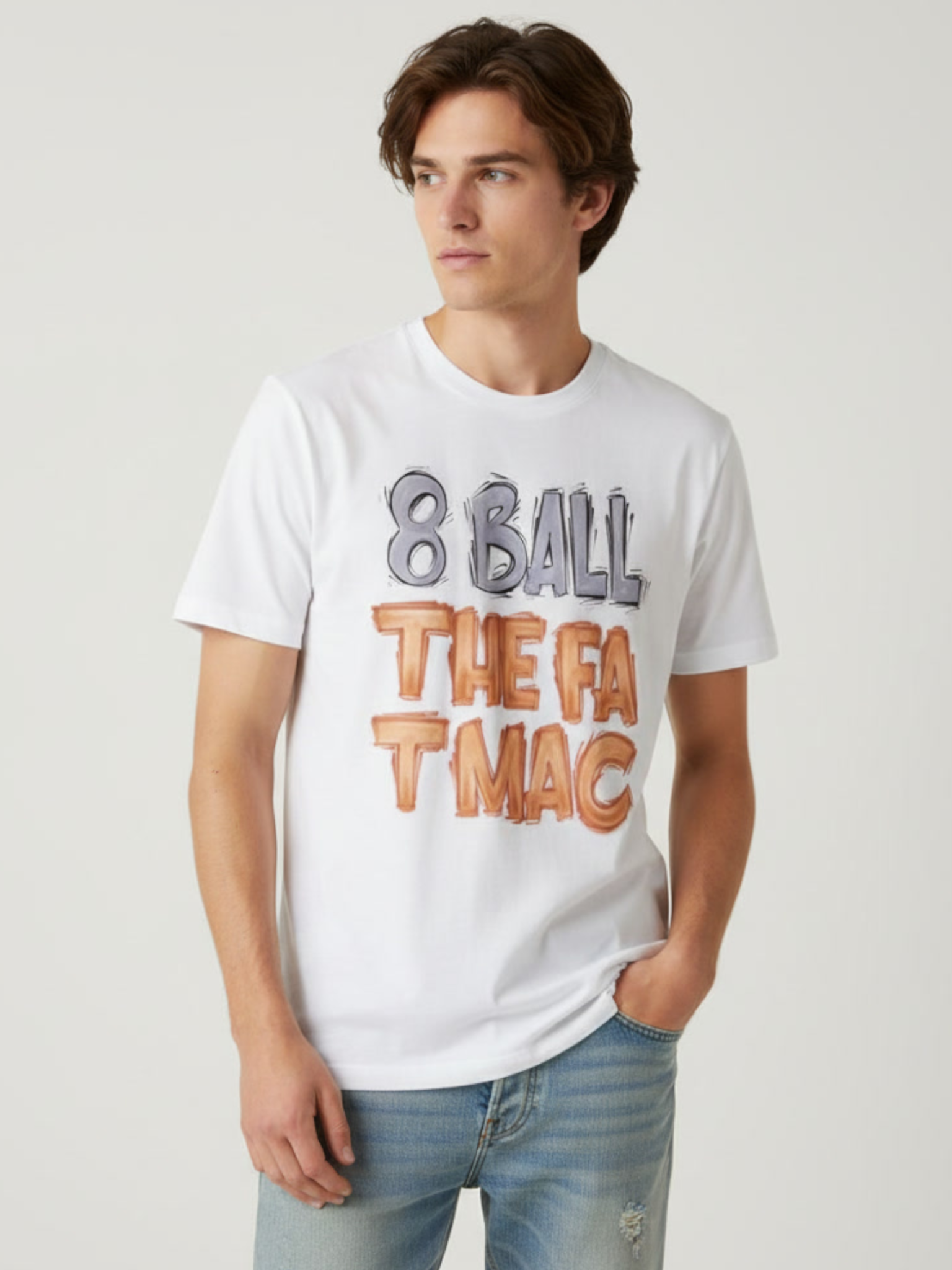 Rap Heroes 8Ball & MJG Airbrushed T-Shirt