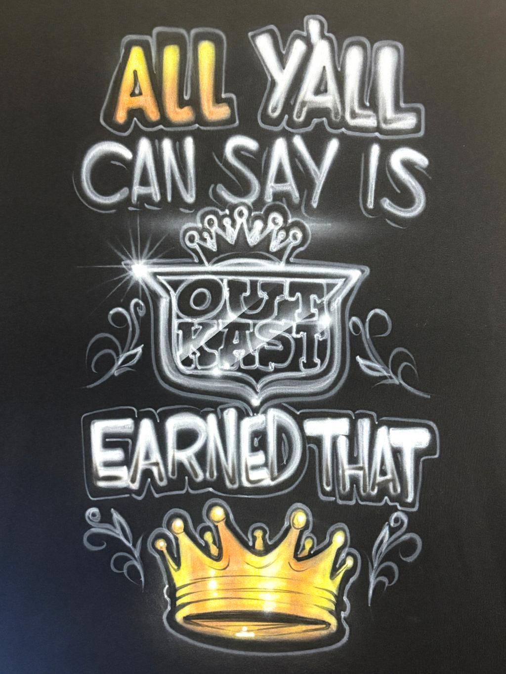 Rap Heroes OutKast Airbrushed T Shirt