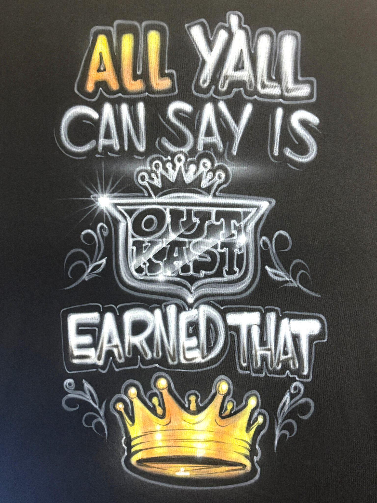 Rap Heroes OutKast Airbrushed T Shirt