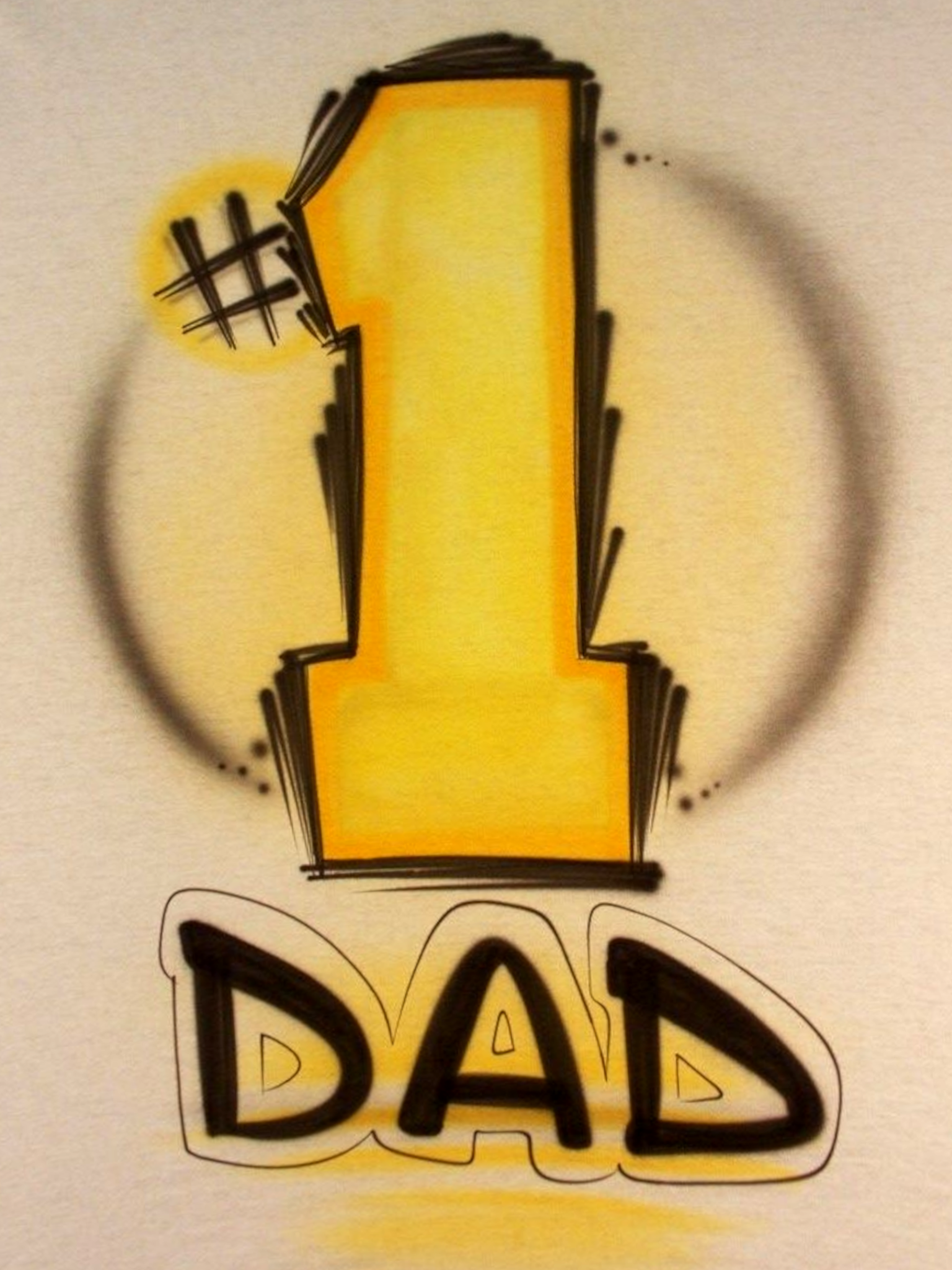 #1 DAD or MOM Custom Tee