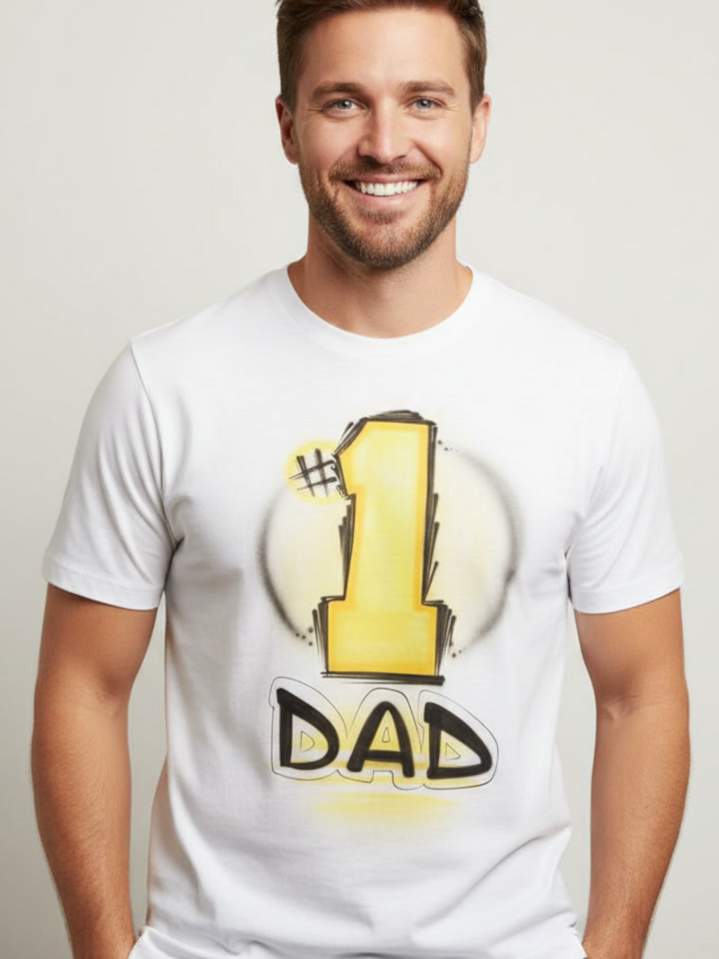 #1 DAD or MOM Custom Tee