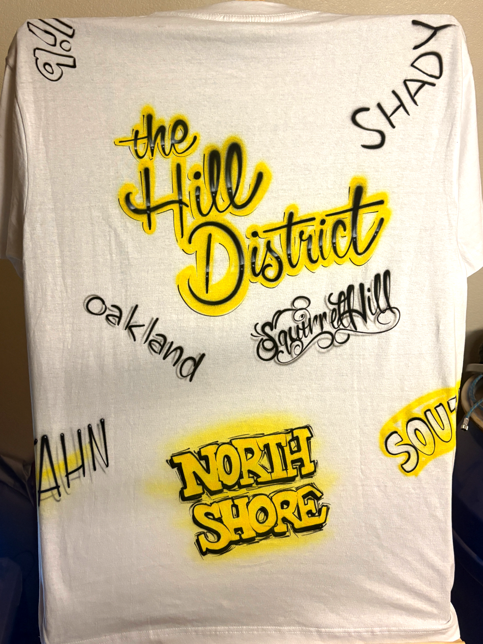 PITTSBURGH! Custom Airbrushed Shirt – 412 Pride Tee