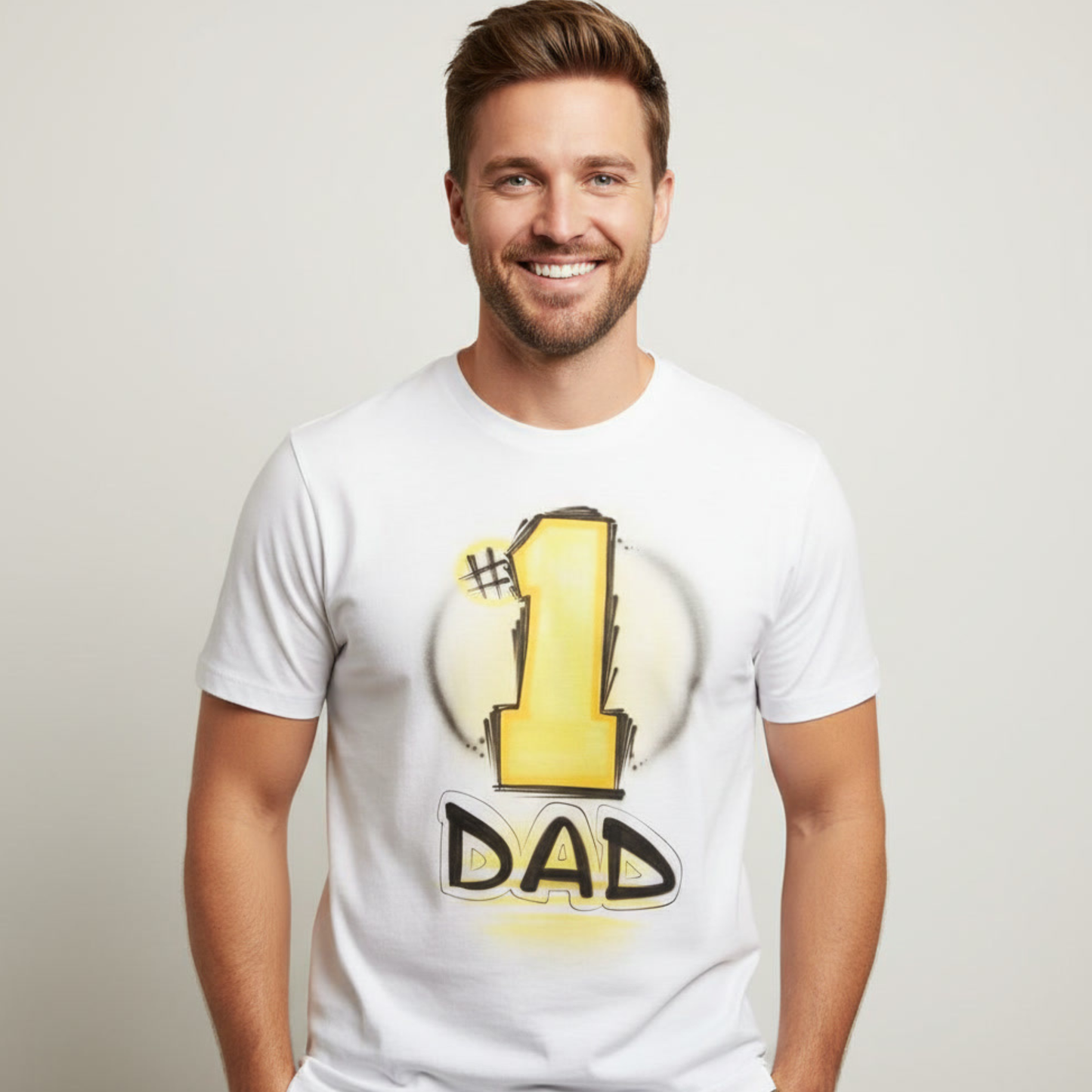#1 DAD or MOM Custom Tee