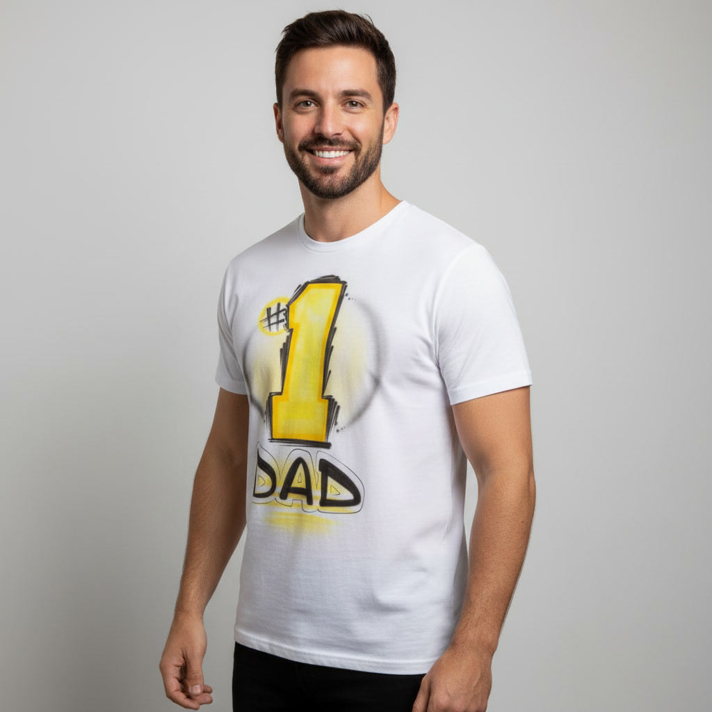 #1 DAD or MOM Custom Tee